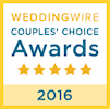 Wedding Wire Couple's Choice 2016 Award