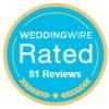 2018 Wedding Wire Rated - 81 Reviews